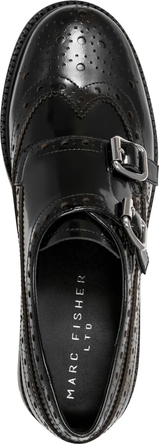 Marc Fisher Ltd Women's Parker Buckle Wingtip Oxfords - Image 4