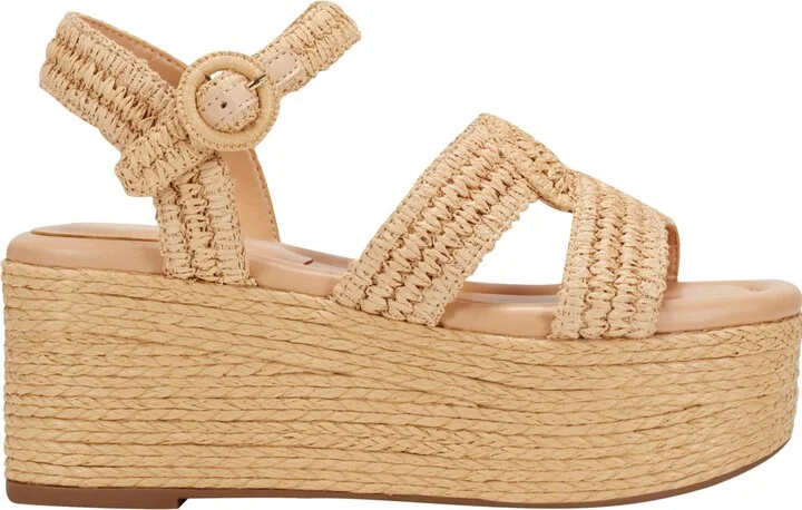 Marc Fisher Ltd Women's Payley Woven High Platform Wedge Sandals - Image 11