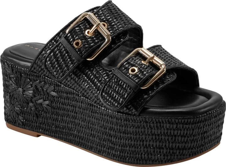 Marc Fisher Ltd Women's Poppy High Platform Wedge Sandals