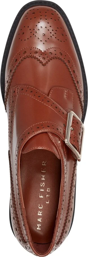 Marc Fisher Ltd Women's Remona Buckle Wingtip Oxford Shoes - Image 4