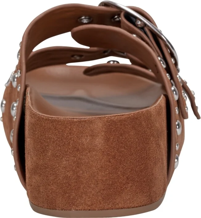 Marc Fisher Ltd Women's Sayge Studded Double Band Flatform Sandals - Image 3