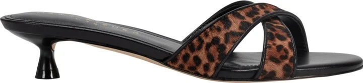 Marc Fisher Ltd Women's Tracey Crisscross Kitten Heel Sandals - Image 2