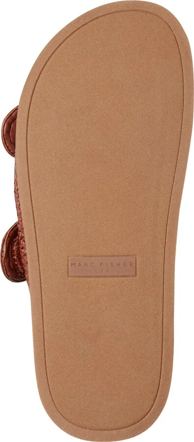 Marc Fisher Ltd Women's Valena Woven Double Strap Flat Sandals - Image 5