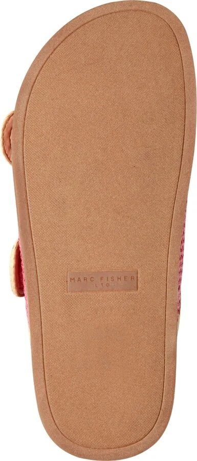 Marc Fisher Ltd Women's Valena Woven Double Strap Flat Sandals - Image 9