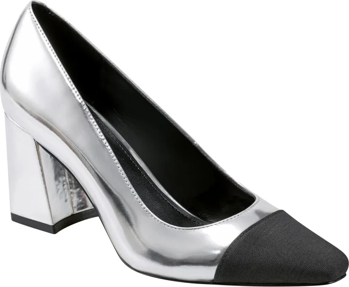 Silver Mirror Metallic Leather Multi
