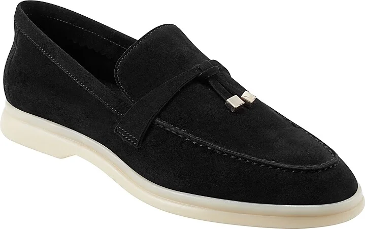 Marc Fisher Ltd. Women's Yanelli Suede Slip On Loafer Flats