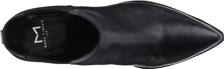 Marc Fisher LTD Yale Women's Dress Pull-on Boots Black Leather : 5 M, Leather/Synthetic - Image 3