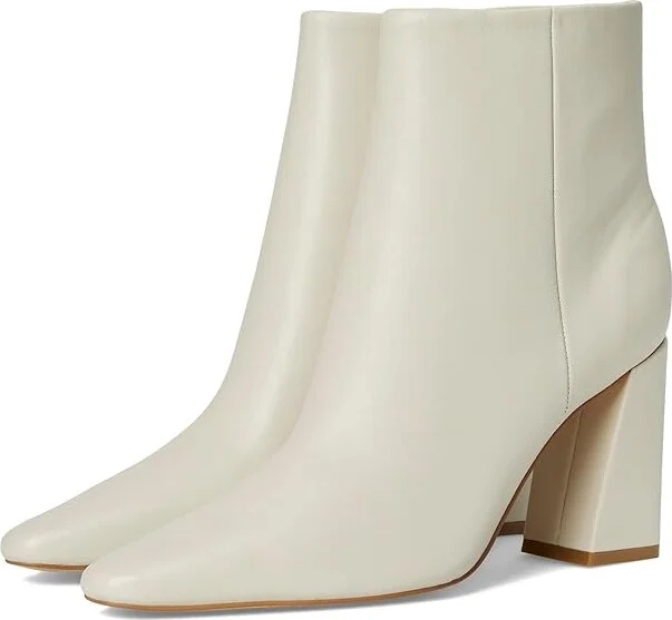 Marc Fisher LTD Yanara Women's Boots Ivory Leather : 6.5 M