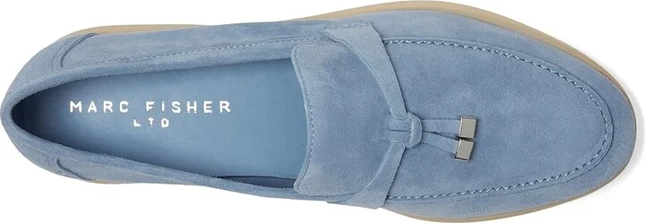 Marc Fisher LTD Yanelli Women's Flat Shoes Blue Suede : 11 M - Image 2