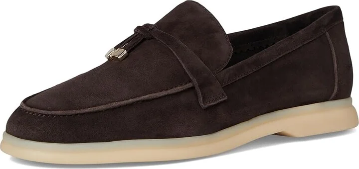 Marc Fisher LTD Yanelli Women's Flat Shoes Dark Brown Suede : 10 M - Image 5