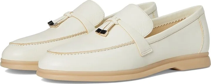 Marc Fisher LTD Yanelli Women's Flat Shoes Ivory Leather : 7 M, Suede
