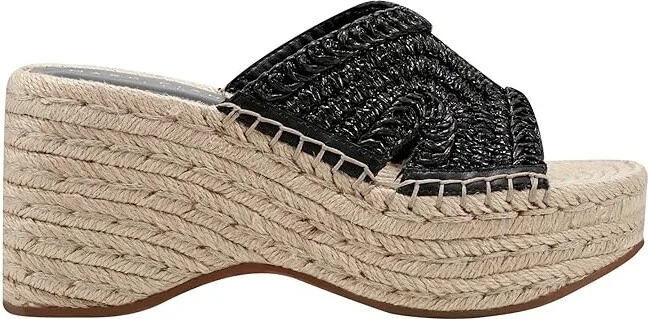 Marc Fisher LTD Zakki Women's Sandals Black : 7.5 M, Leather/Rubber - Image 6