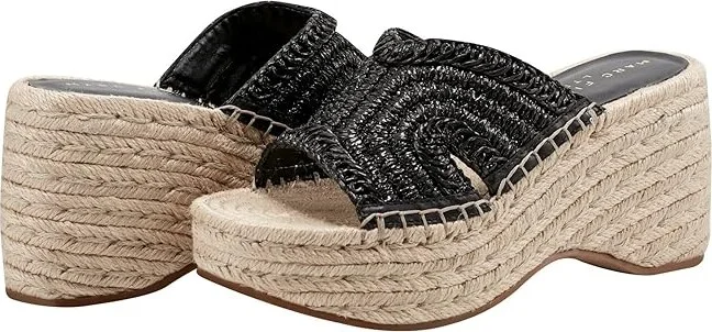 Marc Fisher LTD Zakki Women's Sandals Black : 7.5 M, Leather/Rubber