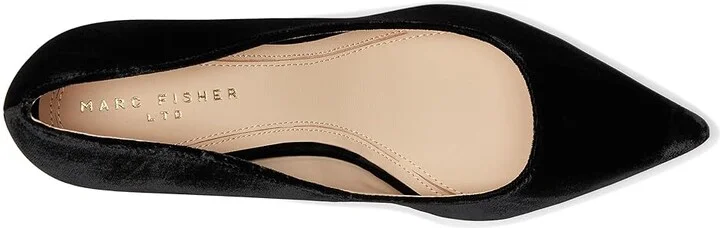 Marc Fisher LTD Zala High Women's Heels Black Velvet : 5.5 M, Leather/Synthetic - Image 2