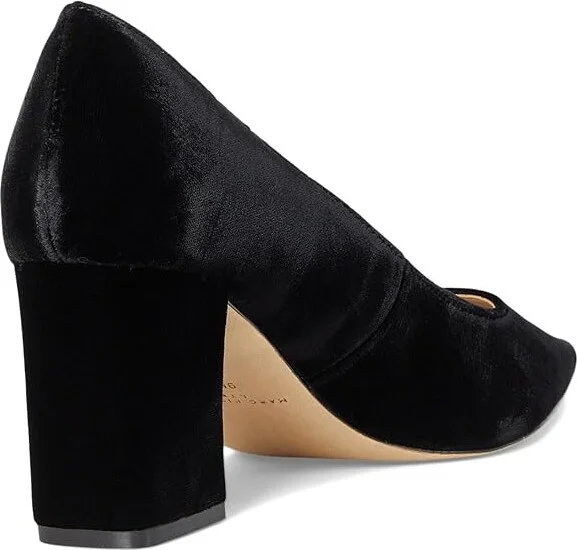 Marc Fisher LTD Zala High Women's Heels Black Velvet : 5.5 M, Leather/Synthetic - Image 4