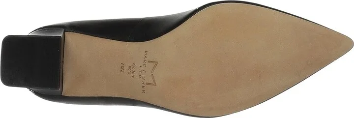 Marc Fisher LTD Zala Pump Women's Shoes Black Leather II : 5 M - Image 4