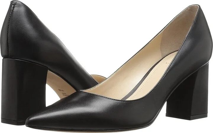 Marc Fisher LTD Zala Pump Women's Shoes Black Leather II : 5 M