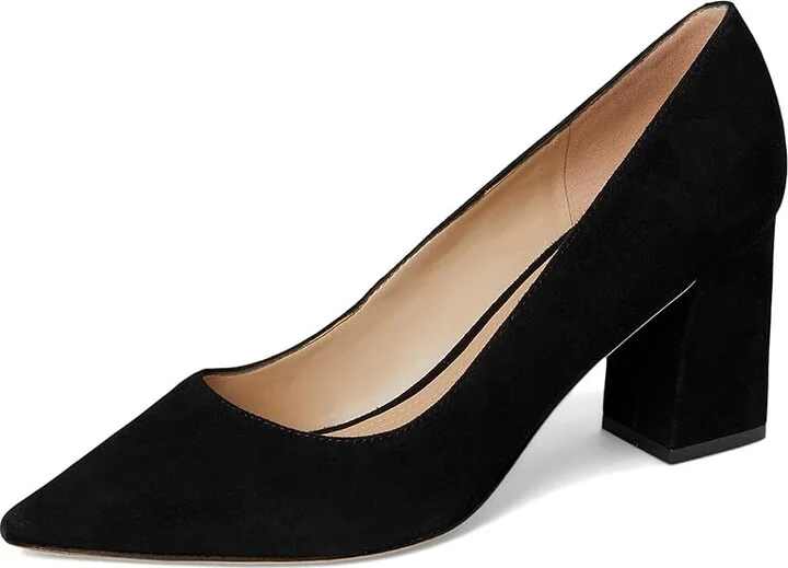 Marc Fisher LTD Zala Pump Women's Shoes Black Suede : 5 M - Image 6