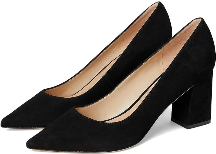 Marc Fisher LTD Zala Pump Women's Shoes Black Suede : 5 M