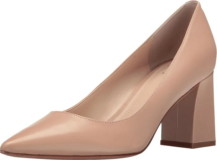 Marc Fisher LTD Zala Pump Women's Shoes Lite Latte Leather : 5 M - Image 2