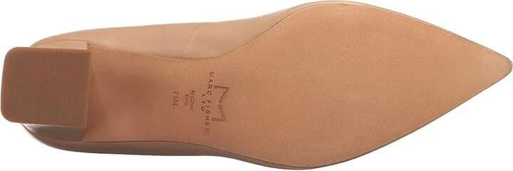 Marc Fisher LTD Zala Pump Women's Shoes Lite Latte Leather : 5 M - Image 4