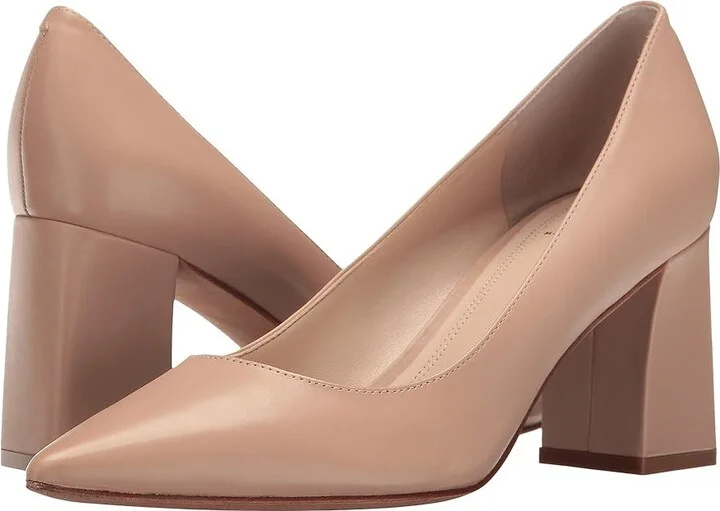 Marc Fisher LTD Zala Pump Women's Shoes Lite Latte Leather : 5 M