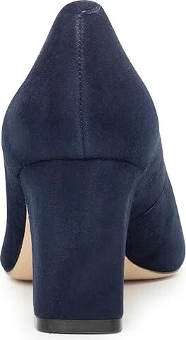 Marc Fisher LTD Zala Pump Women's Shoes Navy Suede : 5 M - Image 5