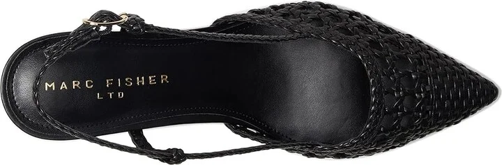 Marc Fisher LTD Zunnie Women's Shoes Black Leather : 9.5 M - Image 2