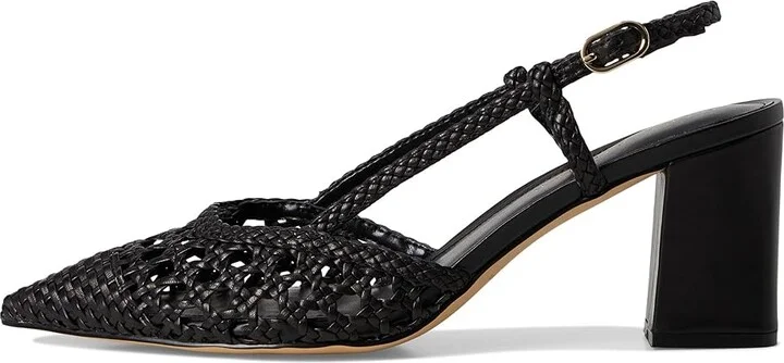 Marc Fisher LTD Zunnie Women's Shoes Black Leather : 9.5 M - Image 6