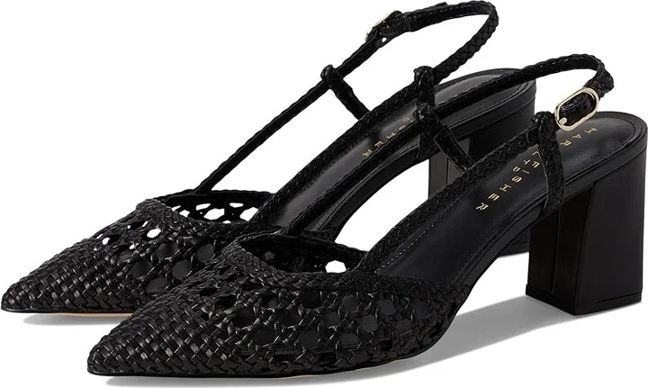 Marc Fisher LTD Zunnie Women's Shoes Black Leather : 9.5 M