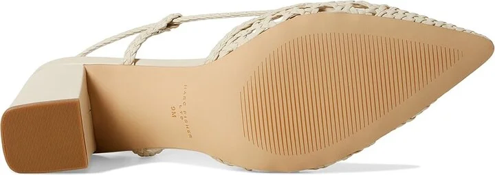 Marc Fisher LTD Zunnie Women's Shoes Cream Leather : 8.5 M - Image 3