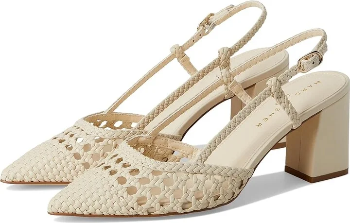 Marc Fisher LTD Zunnie Women's Shoes Cream Leather : 8.5 M