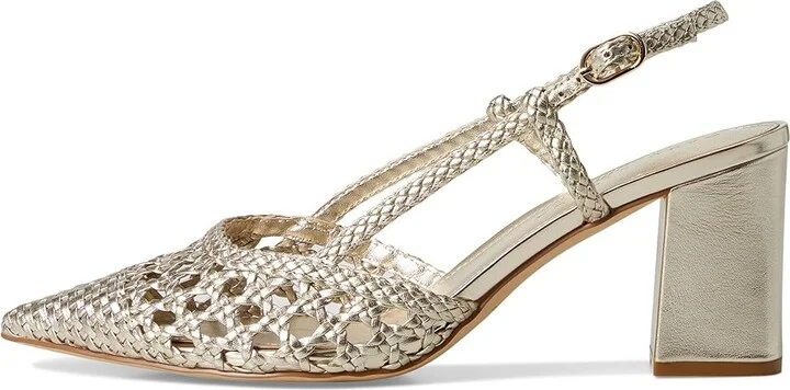 Marc Fisher LTD Zunnie Women's Shoes Gold Leather : 7.5 M - Image 6