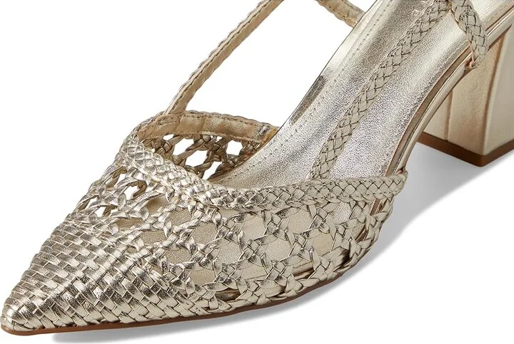 Marc Fisher LTD Zunnie Women's Shoes Gold Leather : 7.5 M - Image 7