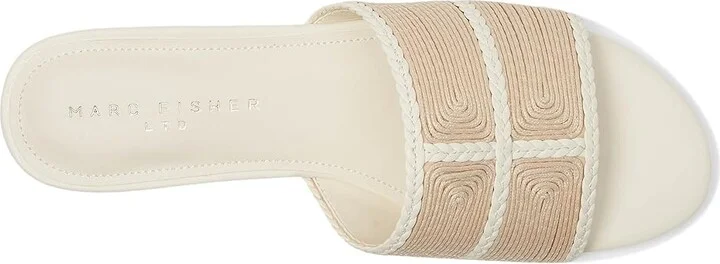 Marc Fisher LTD Zuri Women's Wedge Shoes Light Natural : 8 M, Synthetic - Image 2