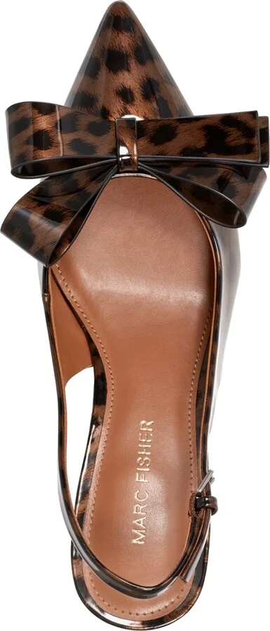 Marc Fisher Women's Allon Bow Slingback Pumps - Image 8