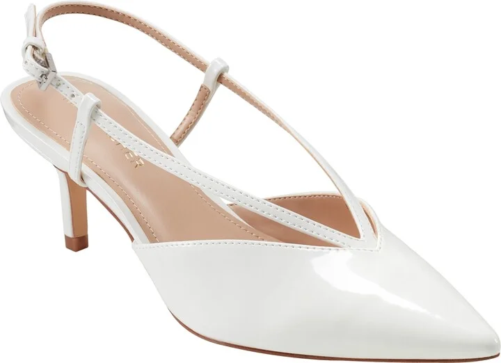 Marc Fisher Women's Avila Slingback Kitten Heel Pumps
