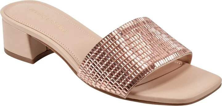 Marc Fisher Women's Casaly Slip-On Embellished Dress Sandals