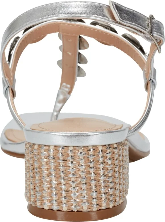 Marc Fisher Women's Caylie Embellished T-Strap Block Heel Sandals - Image 7