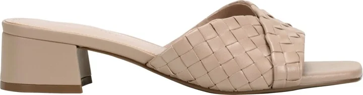 Marc Fisher Women's Coven Woven Slip-On Block Heel Sandals - Image 2