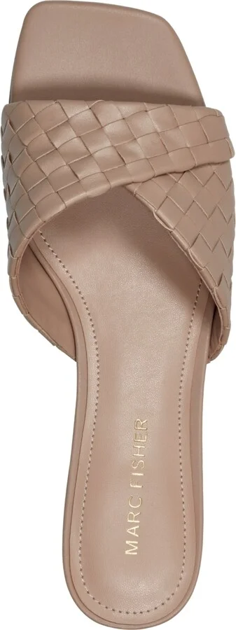 Marc Fisher Women's Coven Woven Slip-On Block Heel Sandals - Image 4