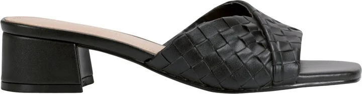 Marc Fisher Women's Coven Woven Slip-On Block Heel Sandals - Image 6