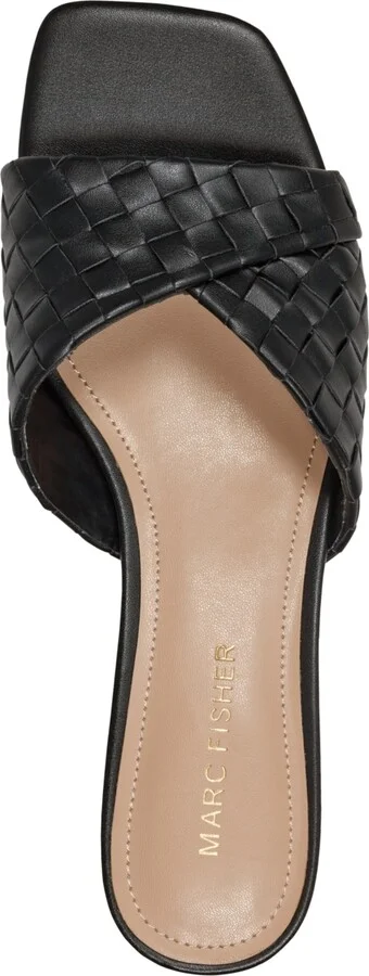 Marc Fisher Women's Coven Woven Slip-On Block Heel Sandals - Image 8