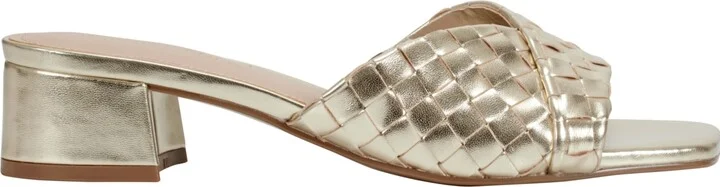 Marc Fisher Women's Coven Woven Slip-On Block Heel Sandals - Image 10