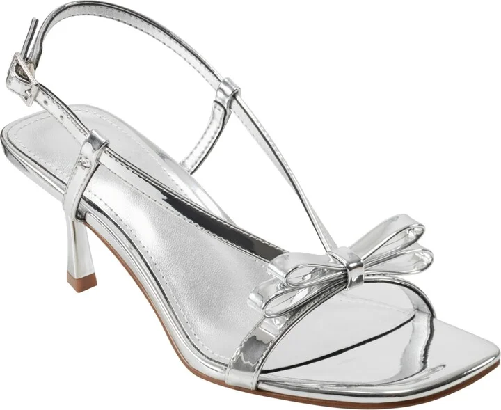 Marc Fisher Women's Danzy Bow Square Toe Dress Sandals