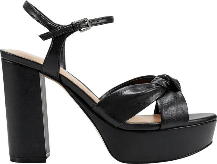 Marc Fisher Women's Deren High Block Heel Platform Sandals - Image 2