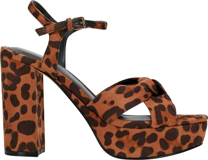Marc Fisher Women's Deren High Block Heel Platform Sandals - Image 10