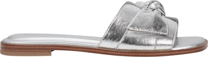 Marc Fisher Women's Finey Square Toe Slip-On Flat Sandals - Image 6