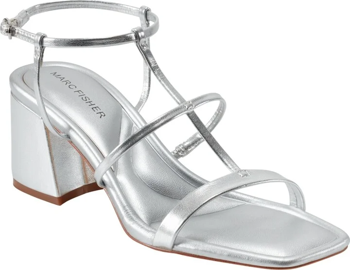 Marc Fisher Women's Gellyn Caged Block Heel Sandals