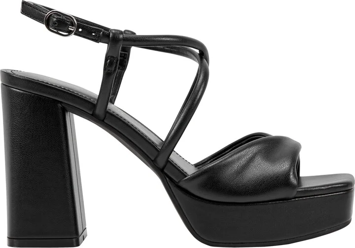Marc Fisher Women's Glady Crisscross High Block Heel Platform Sandals - Image 6